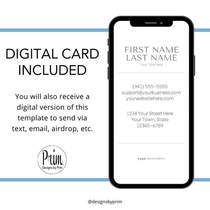 Designs by Prim Simply Modern Editable Invoice Template | Editable Price Bill | Health Beauty Hair Business Template | Design Studio | Cost of Service Note