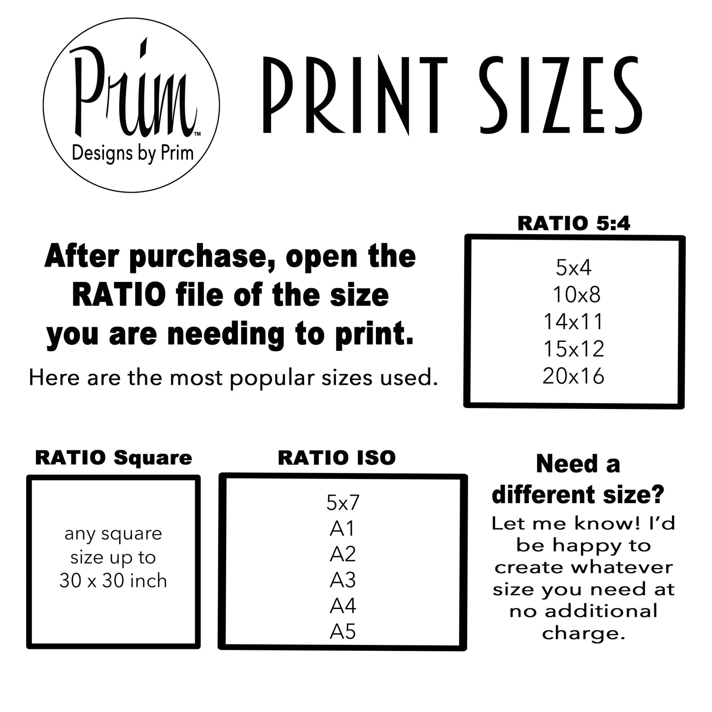 Designs by Prim Welcome Please Knock In Session Please Do Not Disturb Digital Prints Size Chart