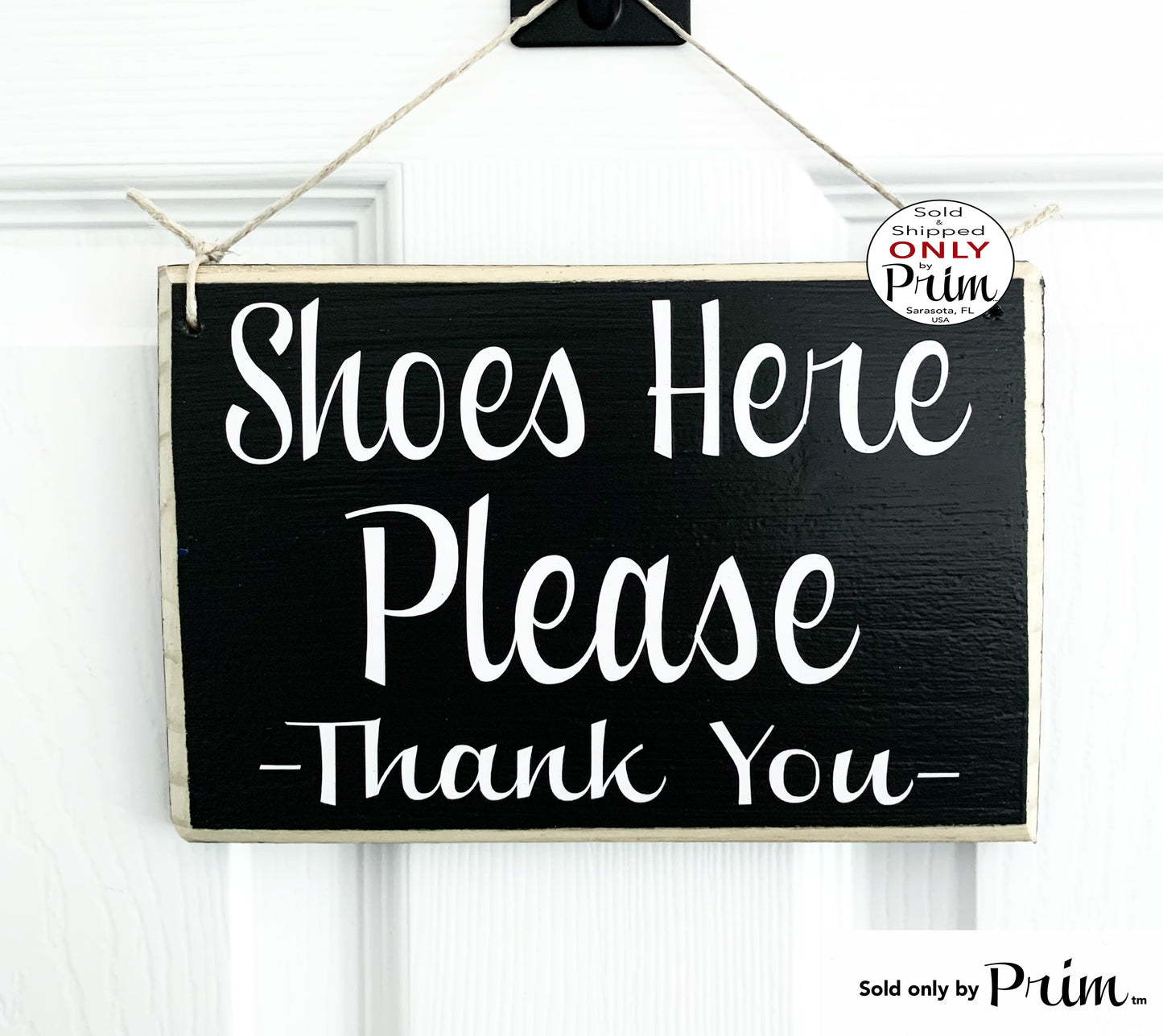 Designs by Prim 8x6 Shoes Here Thank You Custom Wood Sign Shoes Here Remove Your Shoes Bare Your Soles Welcome Wall Door Plaque