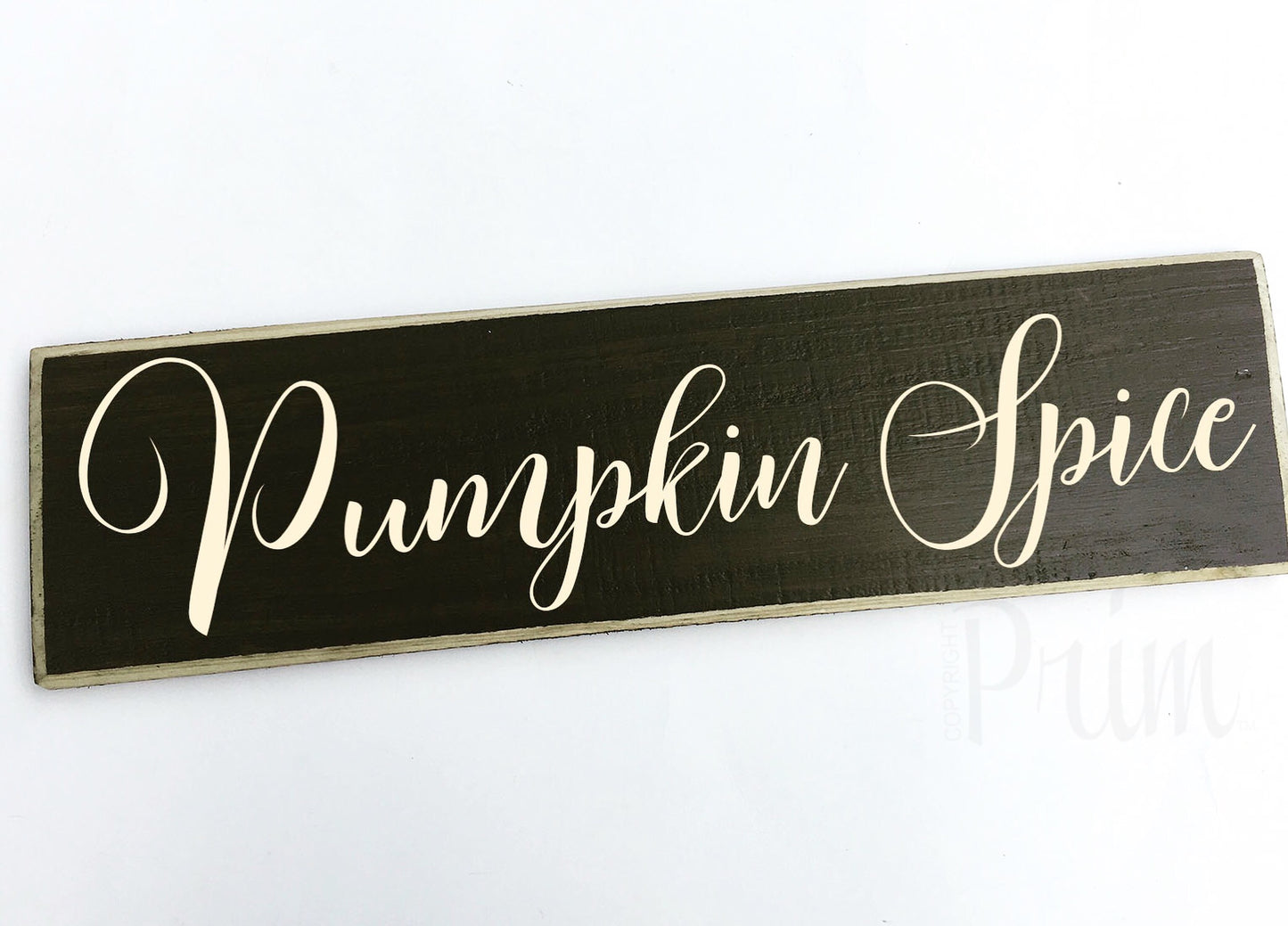 Pumpkin Spice Custom Wood Autumn Fall Sign