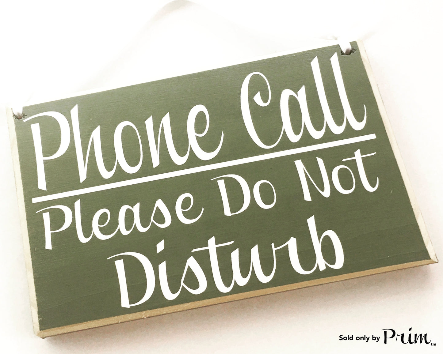 8x6 Phone Call Please Do Not Disturb (Choose Color) Office Salon Spa Meeting Please Knock Welcome Door Custom Sign