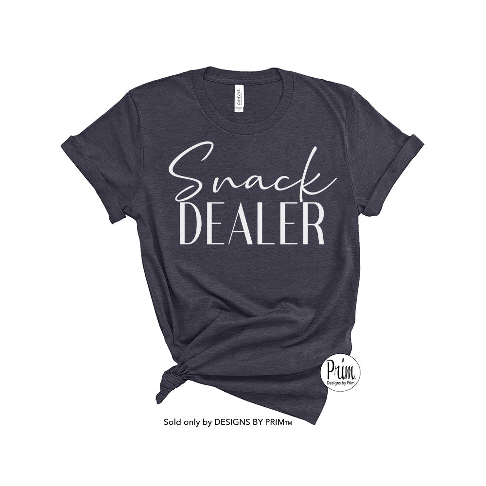 Designs by Prim Snack Dealer Soft Unisex T-Shirt | Mom Life Kids Feeding Baker Pastry Chef Foodie Lover Cake Creator Wedding Cake Graphic Print Top Tee