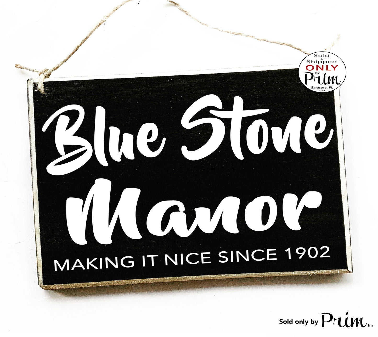 Designs by Prim 8x6 Blue Stone Manor Making It Nice Dorinda Medley Funny Custom Wood Sign Real Housewives of New York City Bravo Franchise Fan RHONY Plaque