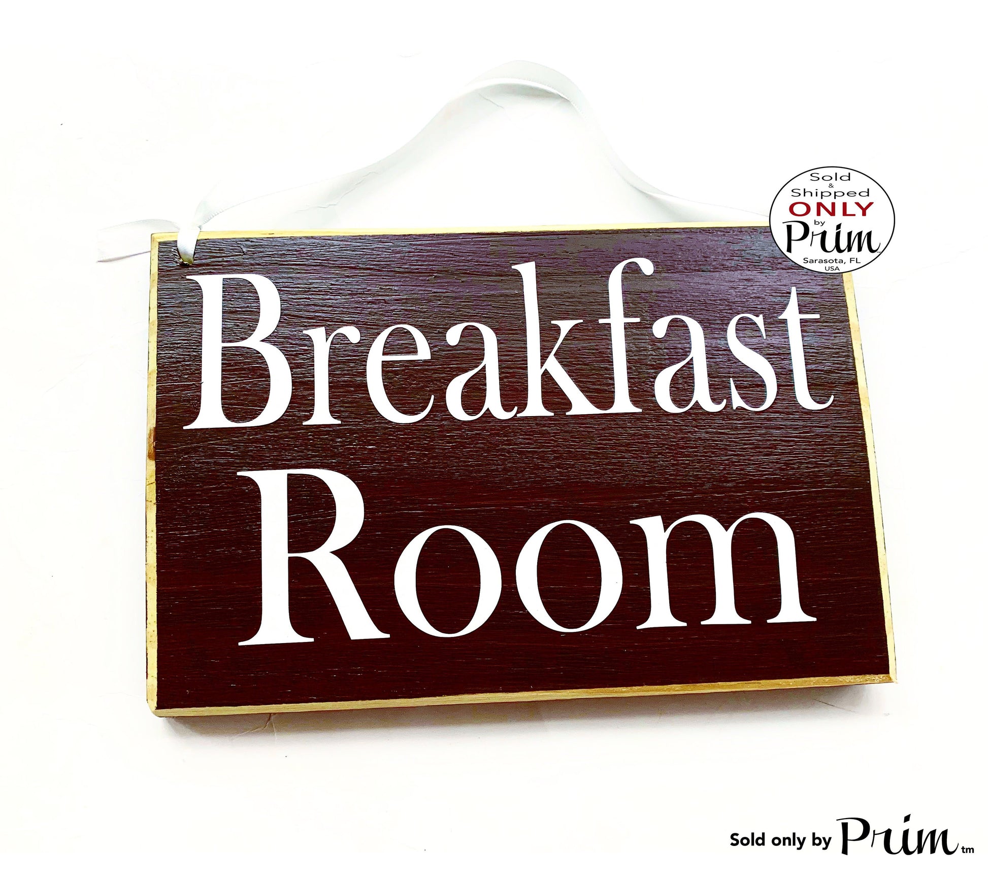 8x6 Breakfast Room Custom Wood Sign Kitchen Kiss the cook Chef Office Break Room Airbnb Plaque