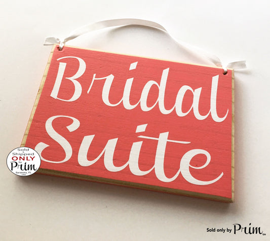 8x6 Bridal Suite Custom Wood Sign Wedding Groom Ceremony Bridal Shower Door Plaque