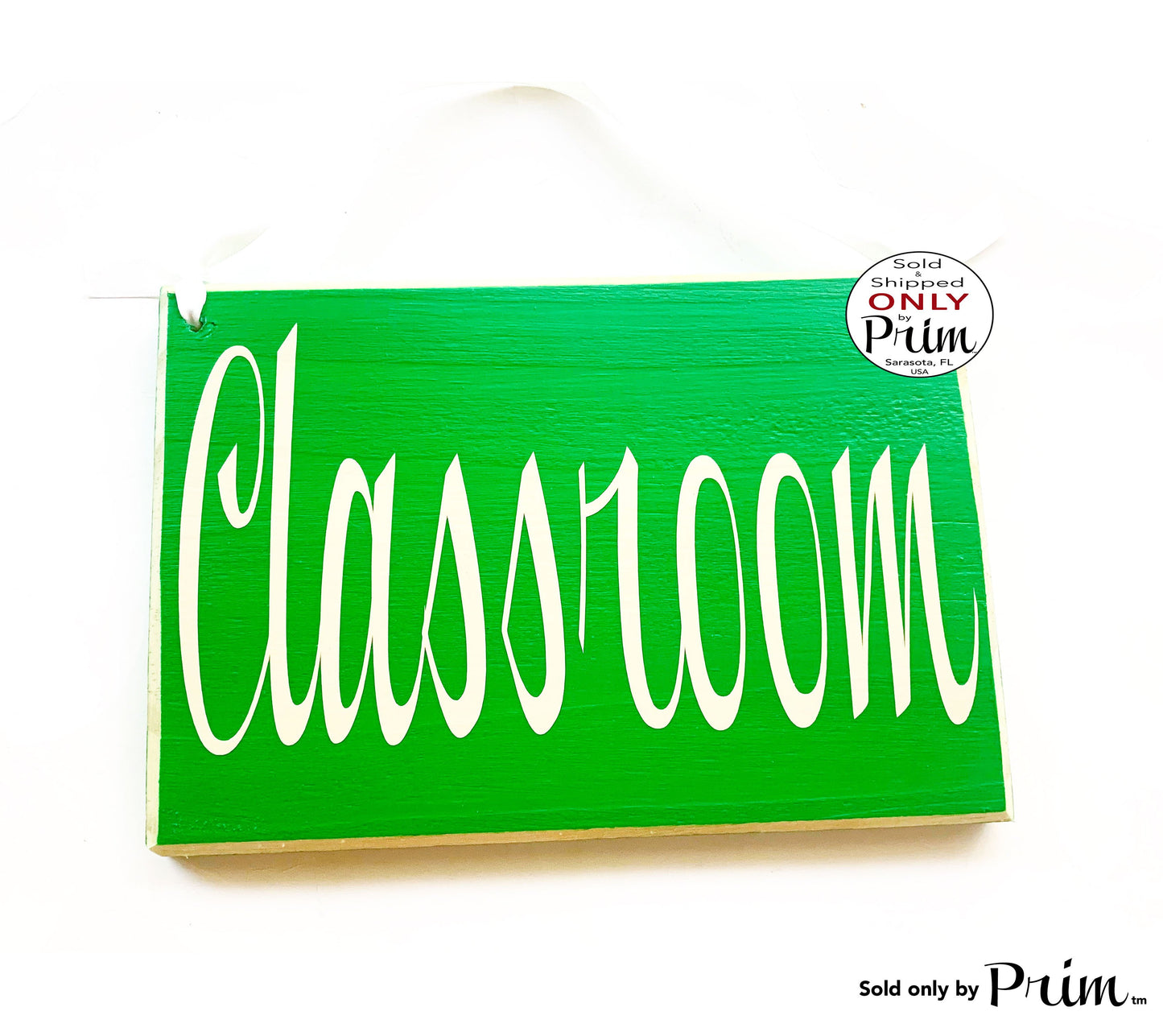 8x6 Classroom Custom Wood Sign Teacher Student School Counseling Academic Training Staff Meeting Conference Room Welcome Wall Door Plaque