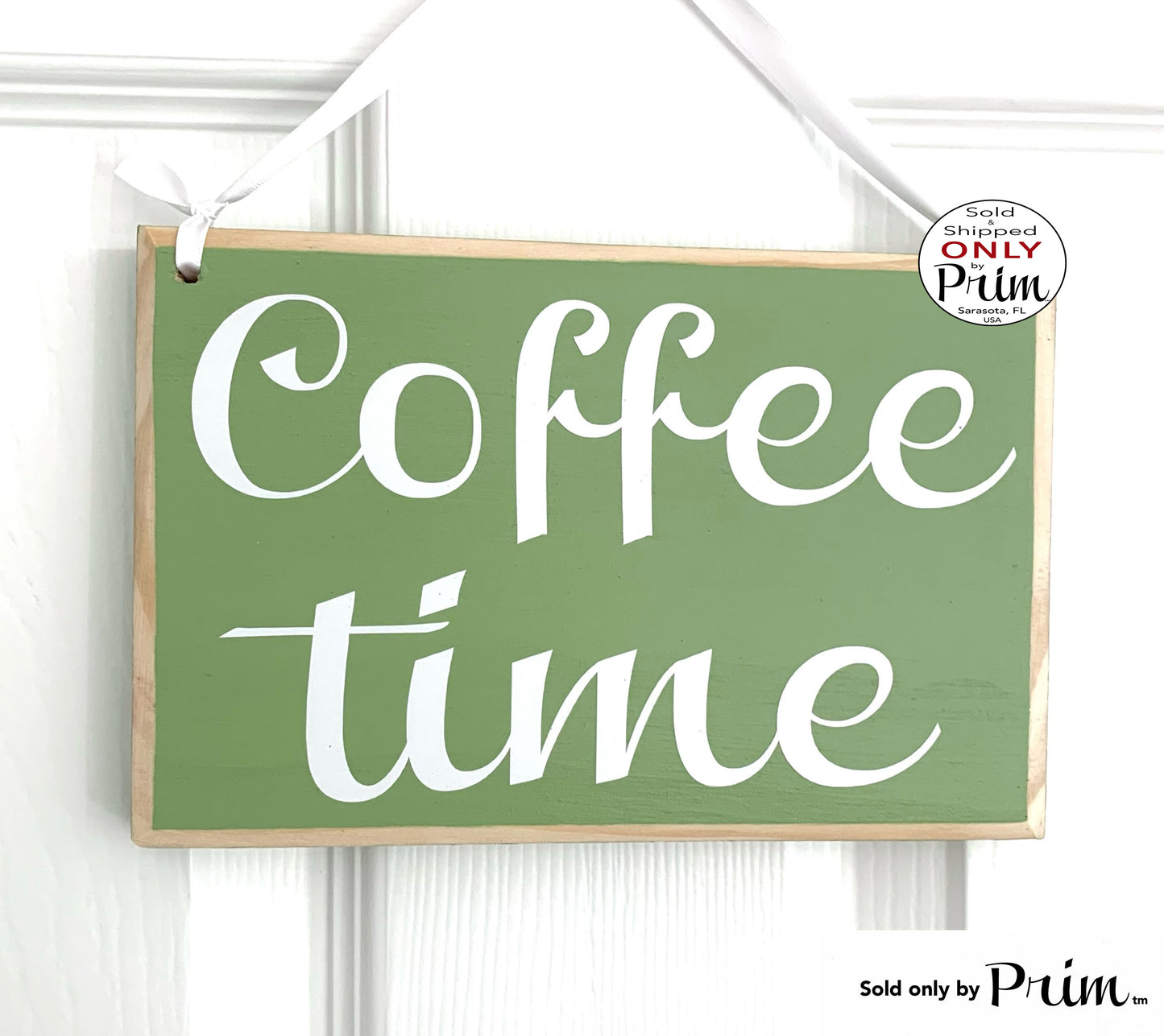 8x6 Coffee Time Custom Wood Sign Caffeine Addict Hustle Repeat Funny Cafeine Motivation Coffee ShopDesigns by Prim Boss Babe Work Hard Play Hard Plaque
