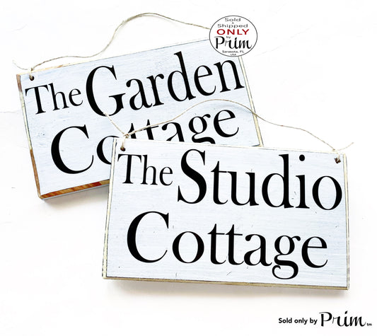 10x6 Custom Cottage Wood Sign | Bed and Breakfast Guest Room For Rent Private Quarters Suite Add Name Door Plaque
