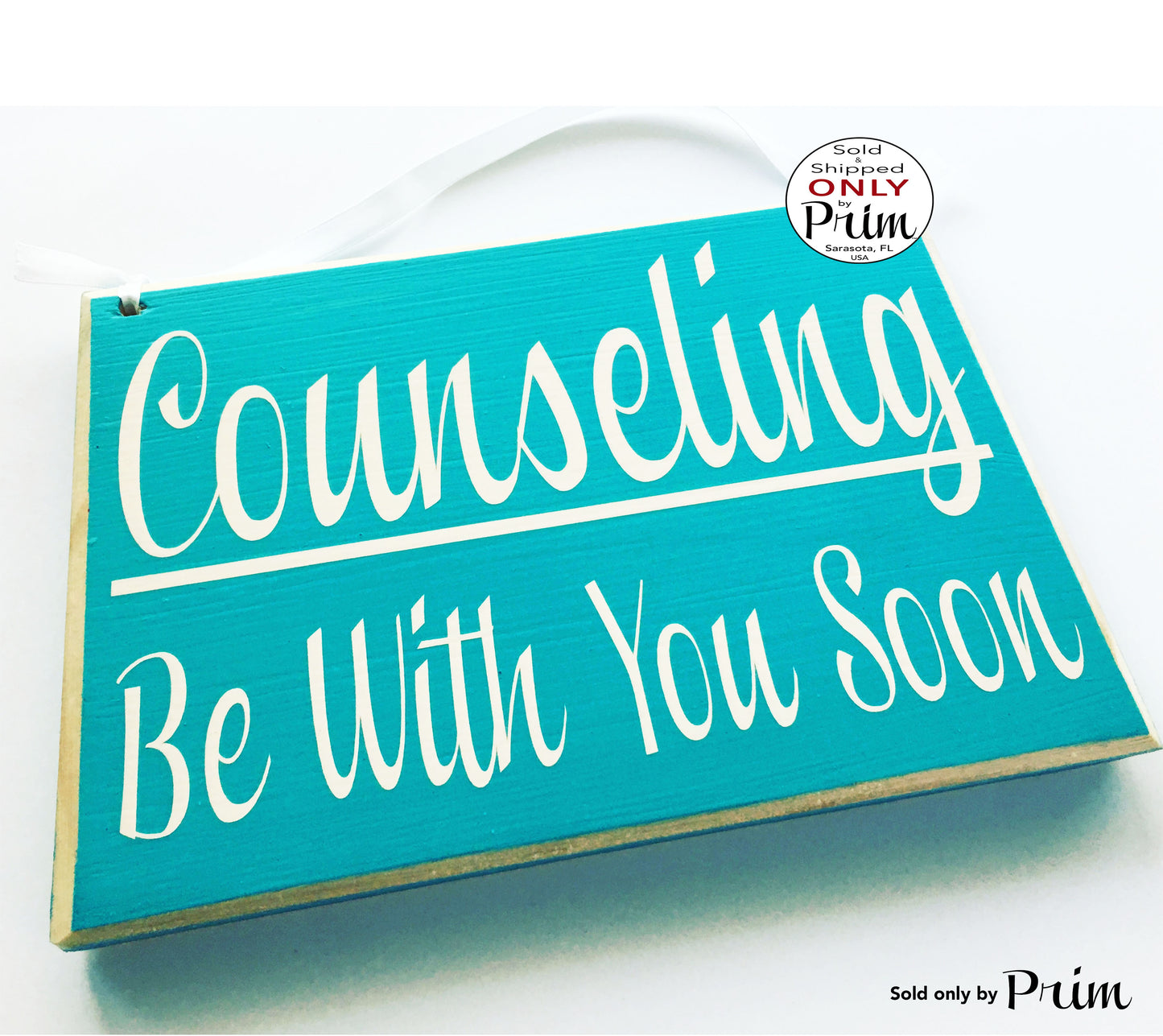 8x6 Counseling Be With You Soon Custom Wood Sign Counselor In Session Progress Please DO Not Disturb