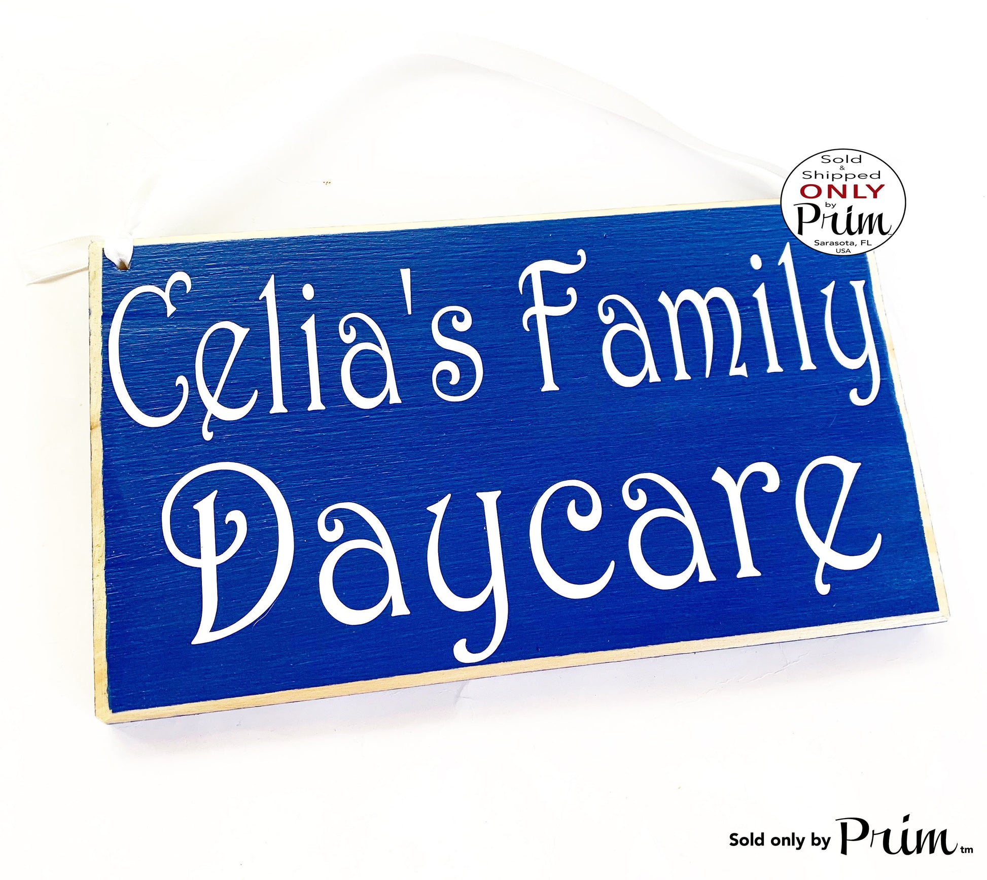 10x6 Daycare Childcare Name Custom Wood Sign Custom Wood Sign Personalized Nursery Day Care Child Business Plaque