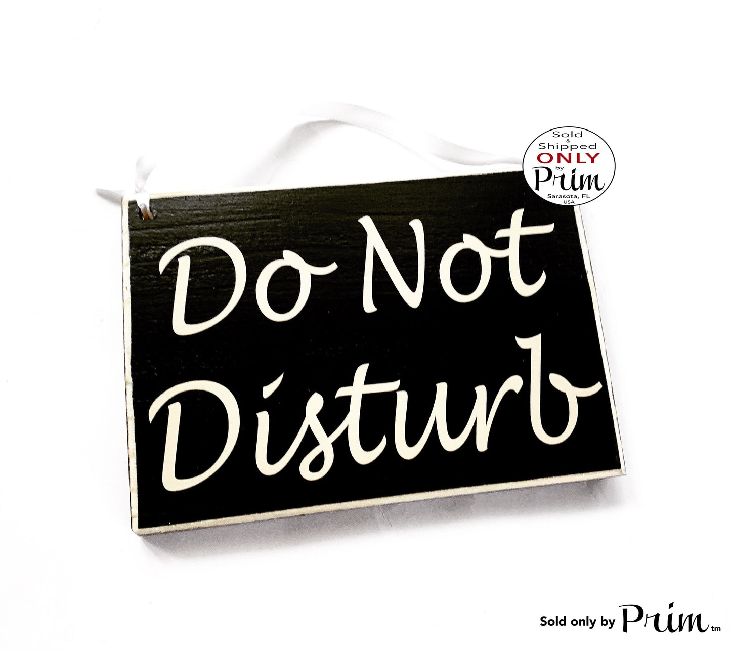 8x6 Do Not Disturb Custom Wood Sign | In Session Meeting In Progress Business Office Corporate Do Not Enter Wall Decor Hanger Door Plaque