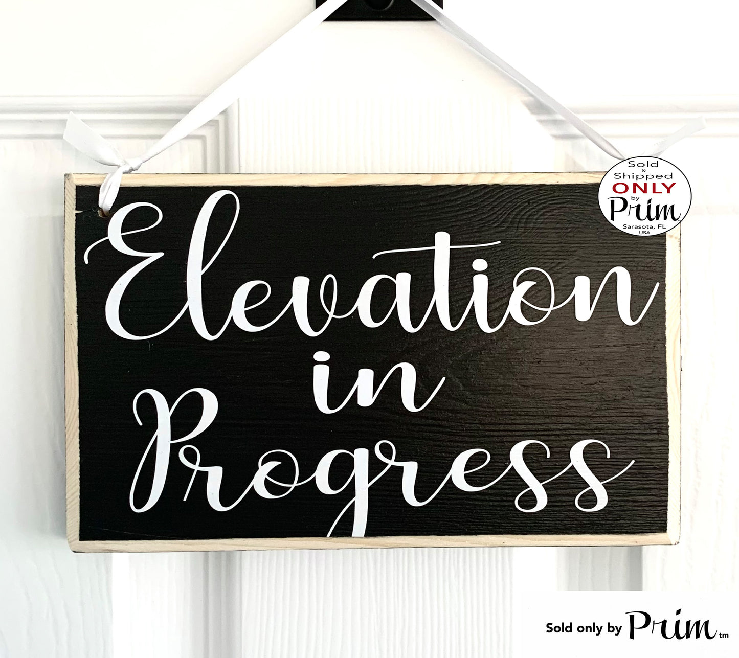 Designs by Prim 8x6 Elevation In Progress Custom Wood Sign Session Please Do Not Disturb Spa Salon Relaxation Welcome Home Office