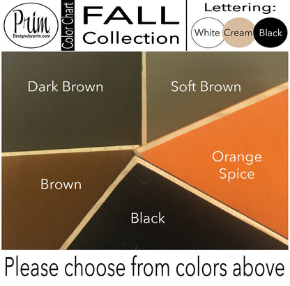 Gather Custom Wood Harvest Autumn Fall Sign