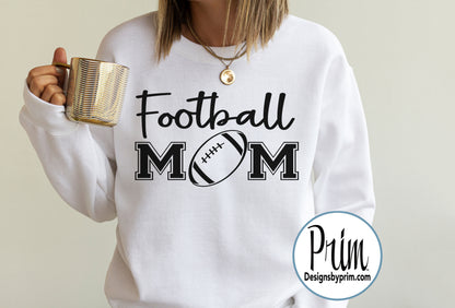 Designs by Prim Football Mom Everyday SVG PNG| Mommy Mama Life Mother's Day Mom of Boys Digital Graphic Design Typography Sublimation Screen Print Cutter