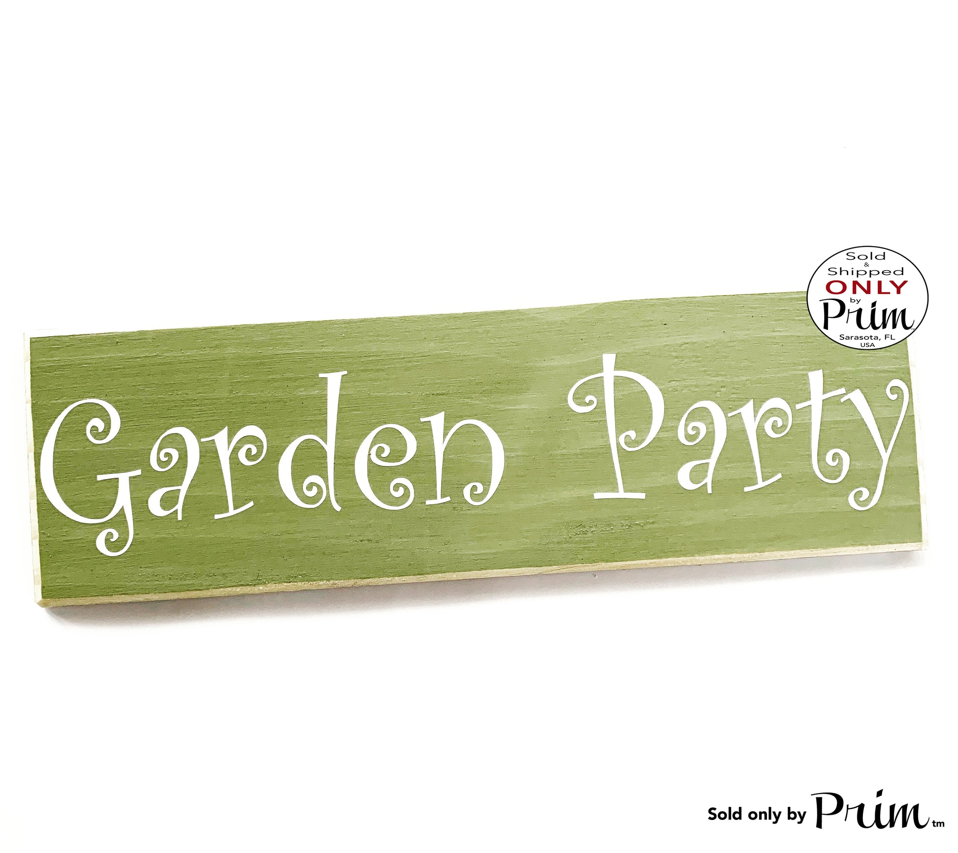 12x4 Garden Party Custom Wood Sign Welcome to Our Porch Patio Lanai Home Simple Living Wall Door Plaque