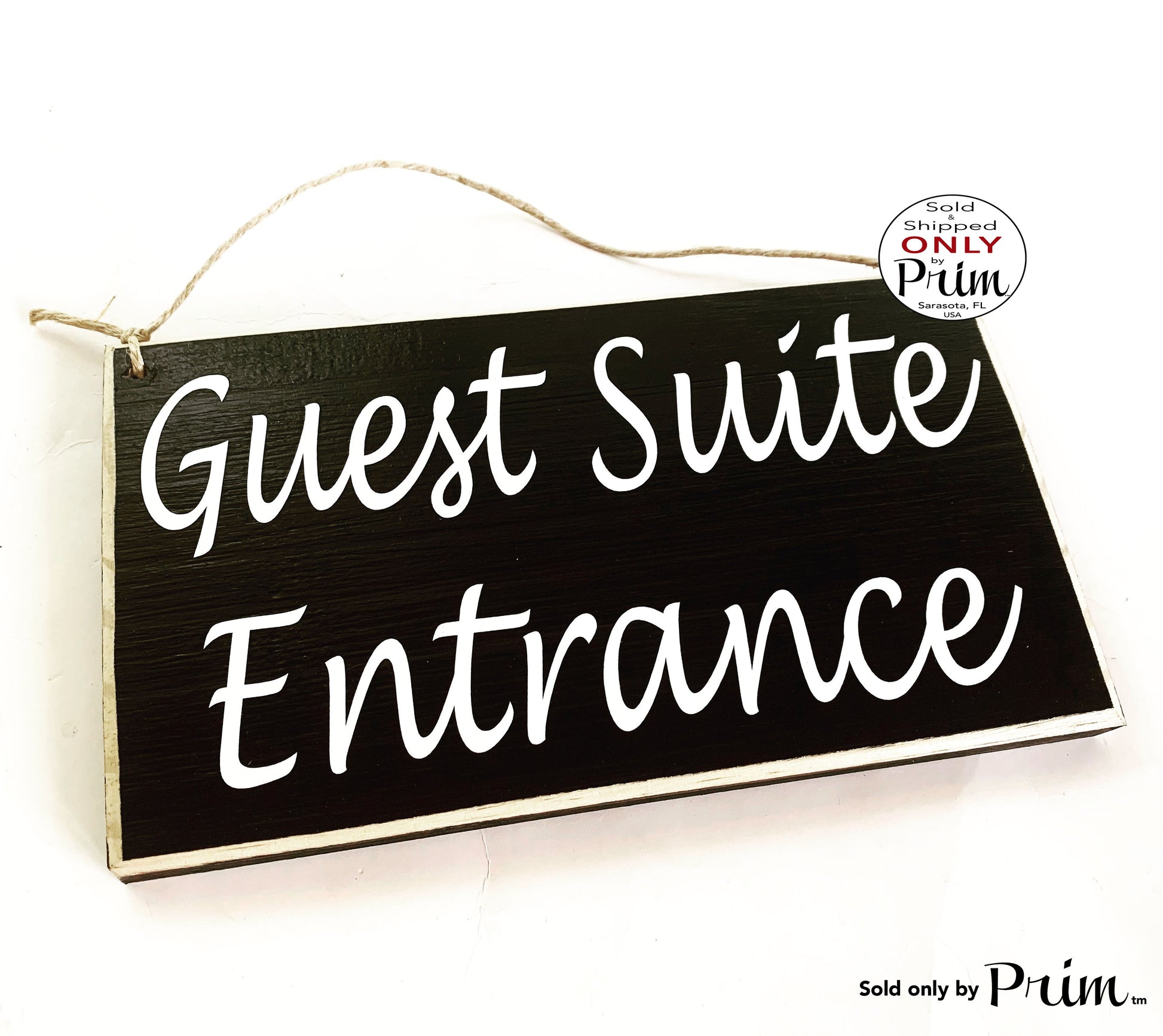 10x6 Guest Suite Entrance (Choose Color) Custom Wood Sign Welcome Suite Cottage Bed and Breakfast Bnb Lodging Resort