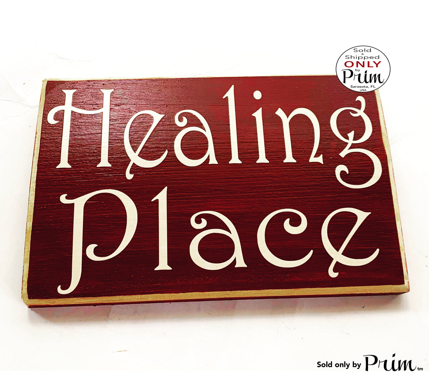 8x6 Healing Place Custom Wood Door Sign In Progress Session Do Not Disturb Spa Salon Yoga Welcome Meditation Pilates Office Pure Positive 