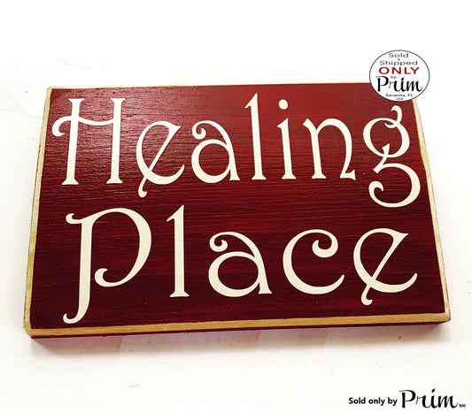 8x6 Healing Place Custom Wood Door Sign In Progress Session Do Not Disturb Spa Salon Yoga Welcome Meditation Pilates Office Pure Positive 