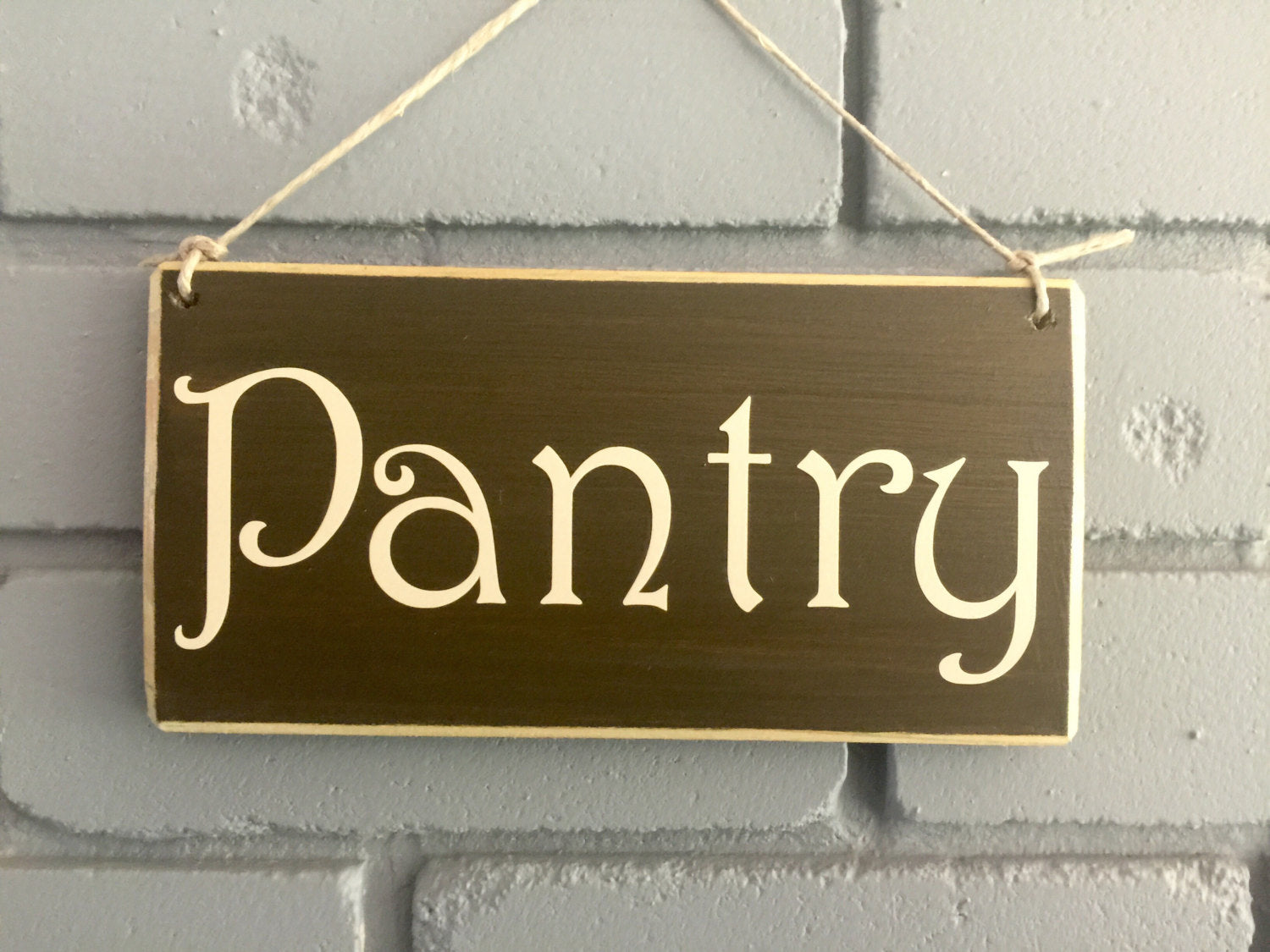 Pantry Kitchen Farmhouse Style Custom Wood Sign Rustic Country Handmade