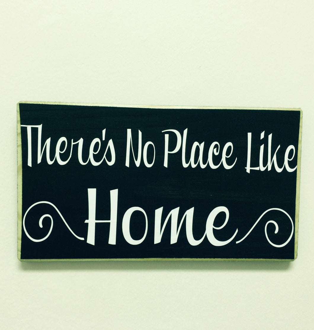12x6 There's No Place Like Home Wood Welcome Sign