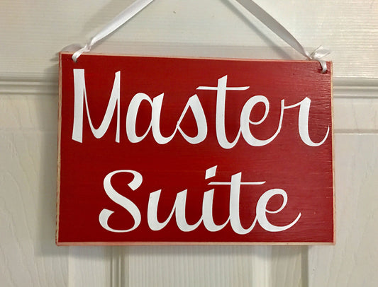 8x6 Master Suite Wood Sign