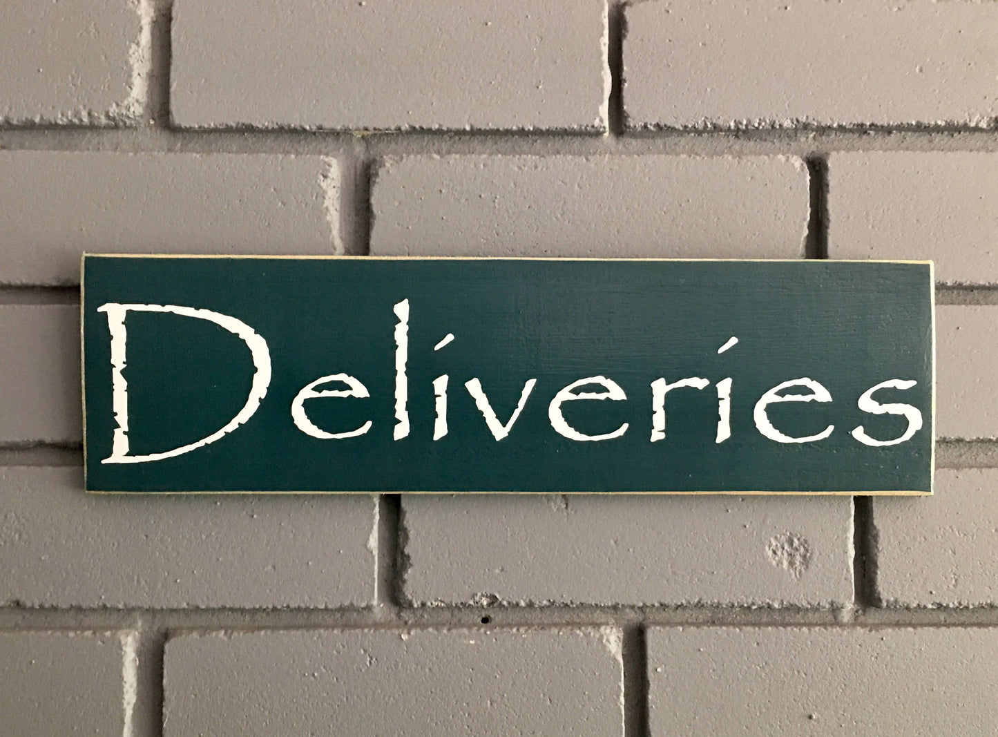 14x4 Deliveries Custom Wood Packages Business Sign