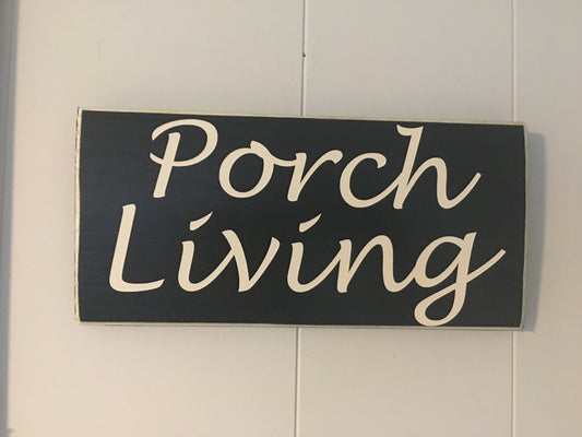 12x6 Porch Living Wood Welcome Sign