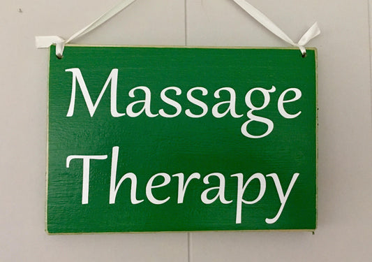 8x6 Massage Therapy Wood Sign
