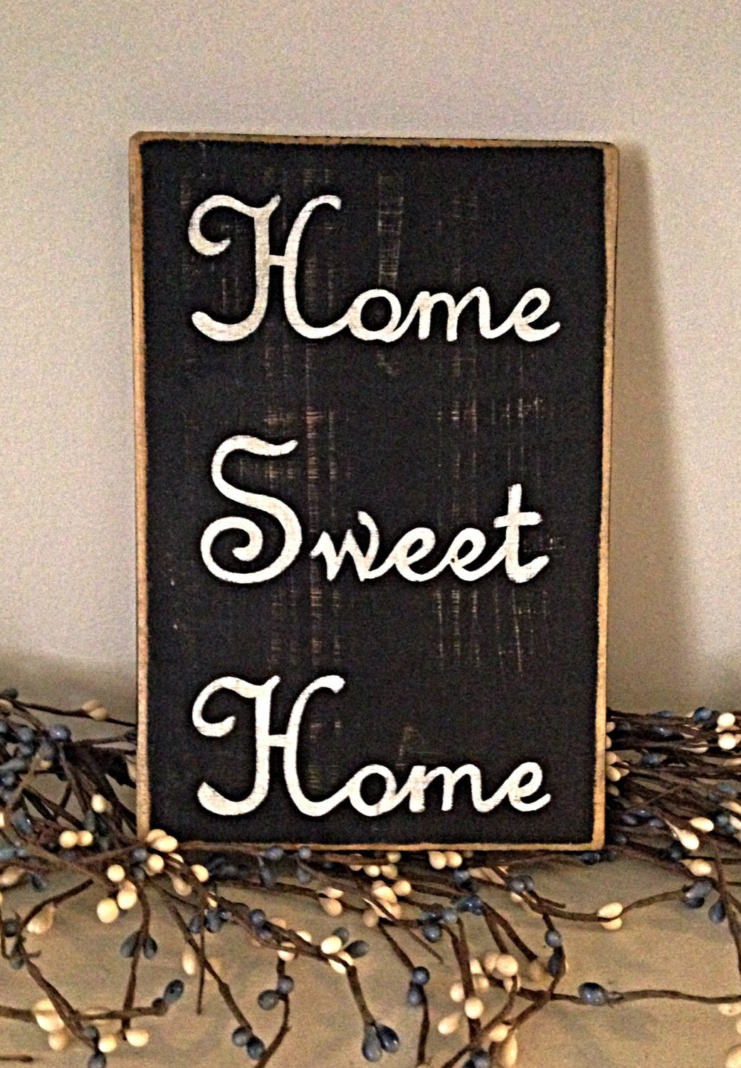 Home Sweet Home Custom Family Love Life Wood Door Sign