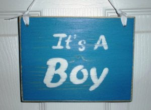 8x6 It's a Boy Wood Sign