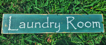 Load image into Gallery viewer, 18x4 Laundry Room Wood Sign