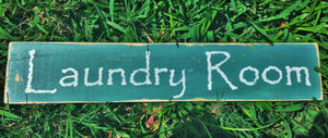 18x4 Laundry Room Wood Sign