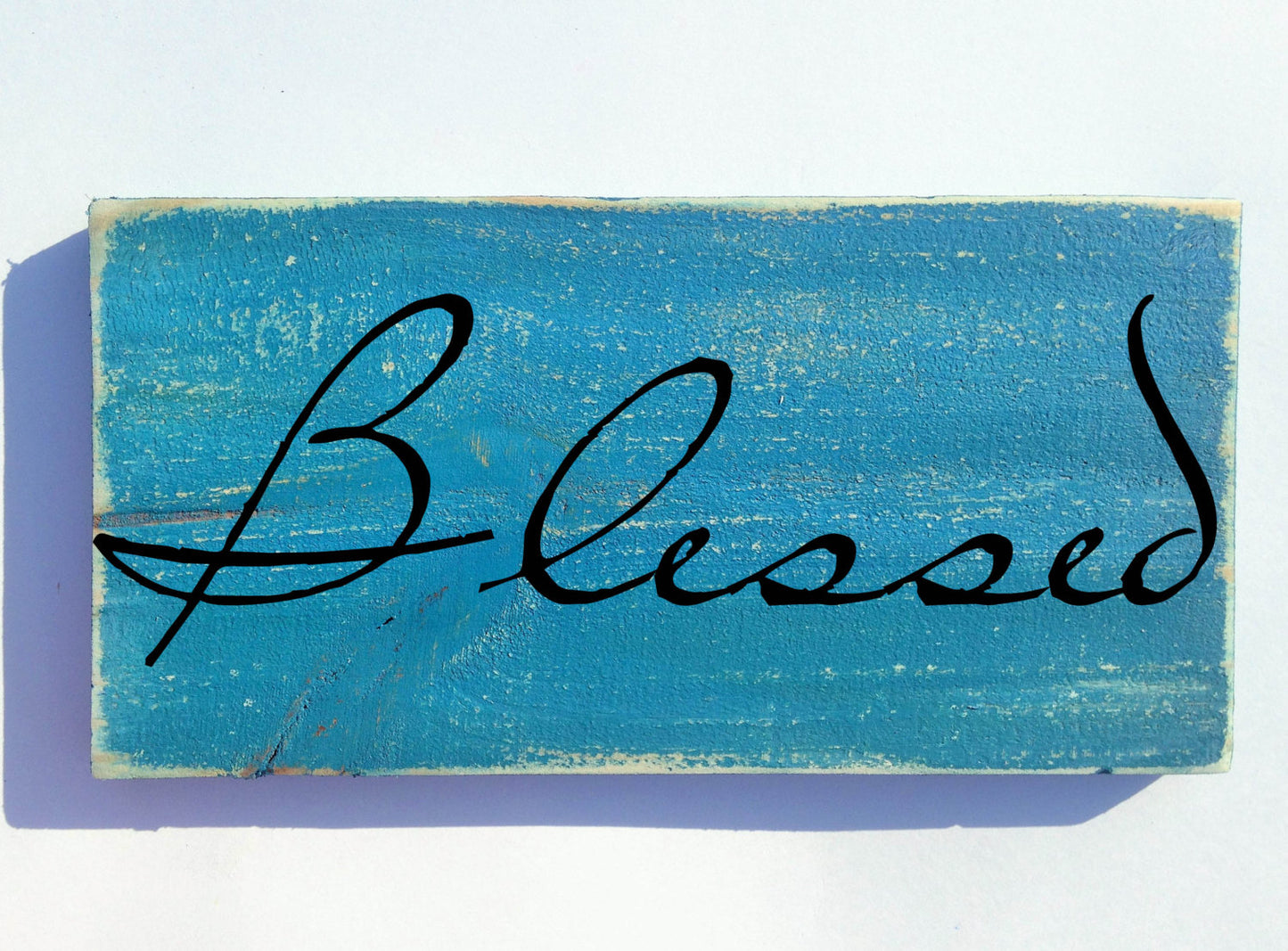 10x6 Blessed Wood Blessings Sign