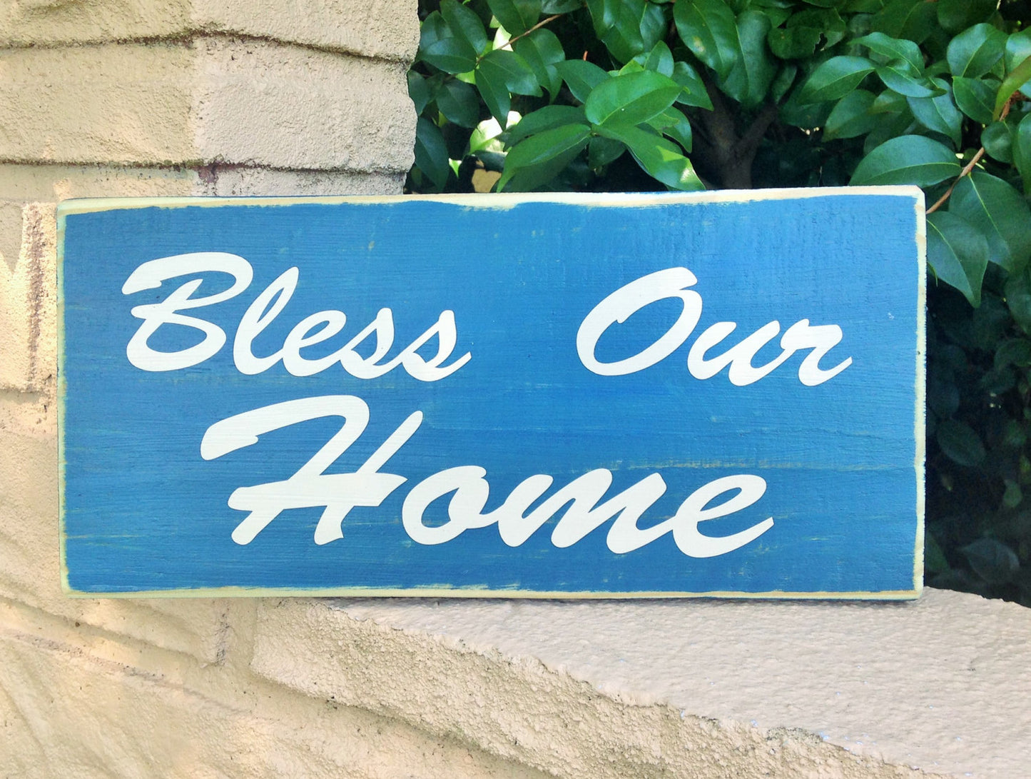 12x6 Bless Our Home Wood Sweet Home Sign