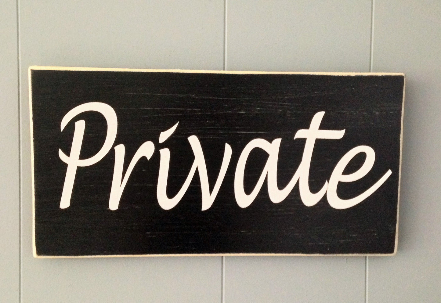 14x8 Private Wood Business Sign
