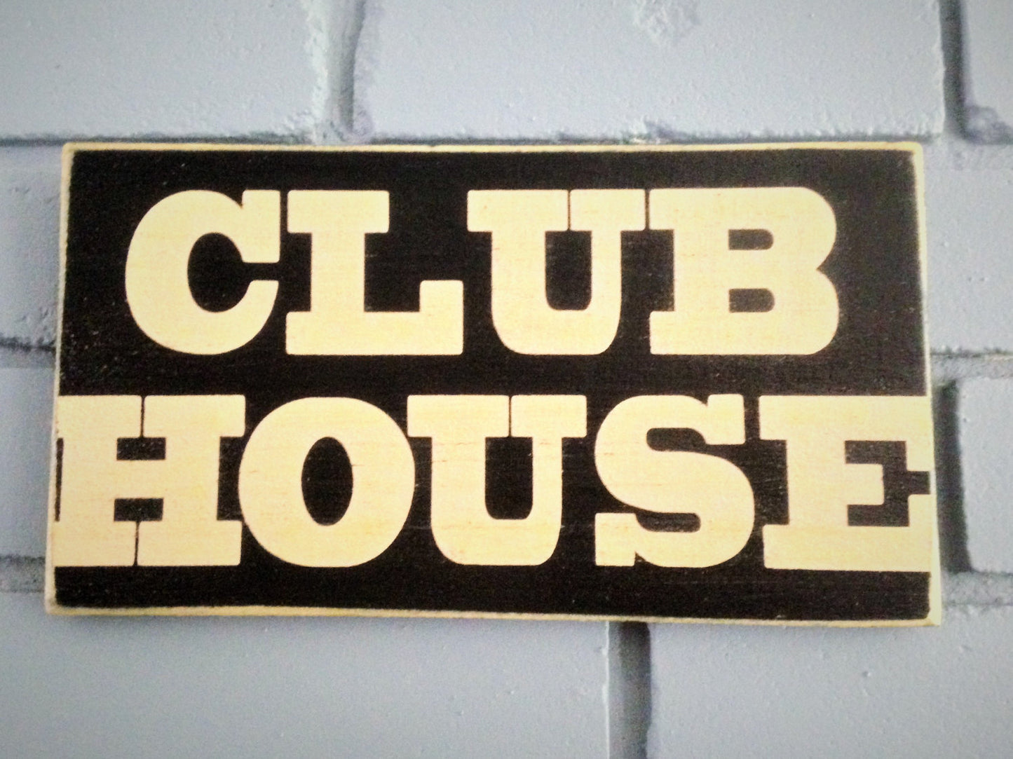 12x8 Clubhouse Wood Man Cave Children Kids Sign