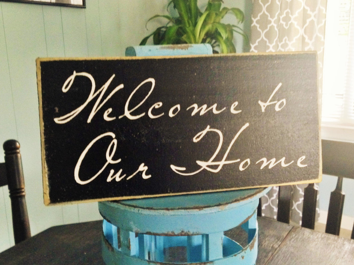 14x8 Welcome To Our Home Wood Sweet Home Sign