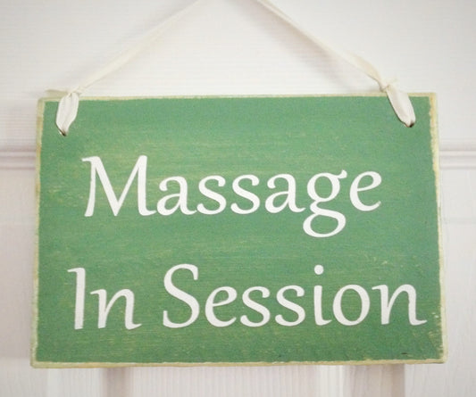8x6 Two Sided Custom Massage Wood Sign