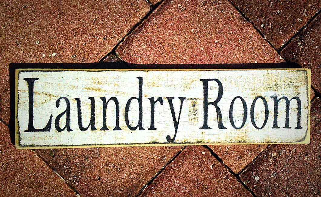14x4 Laundry Room Wood Sign