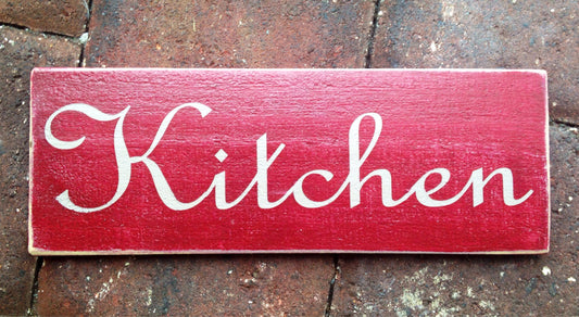 12x4 Kitchen Wood Sign