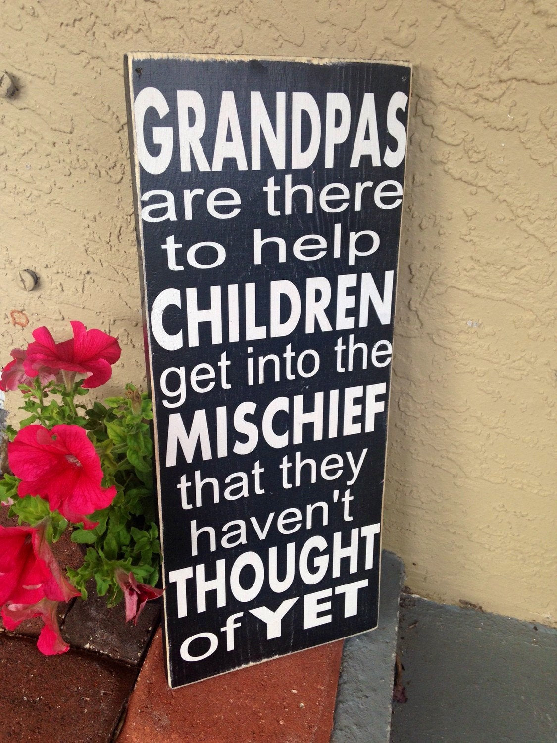 8x18 Granpda Grandchildren Wood Children Kids Nursery Sign