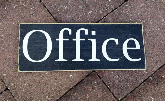10x4 Office Wood Business Corporate Sign
