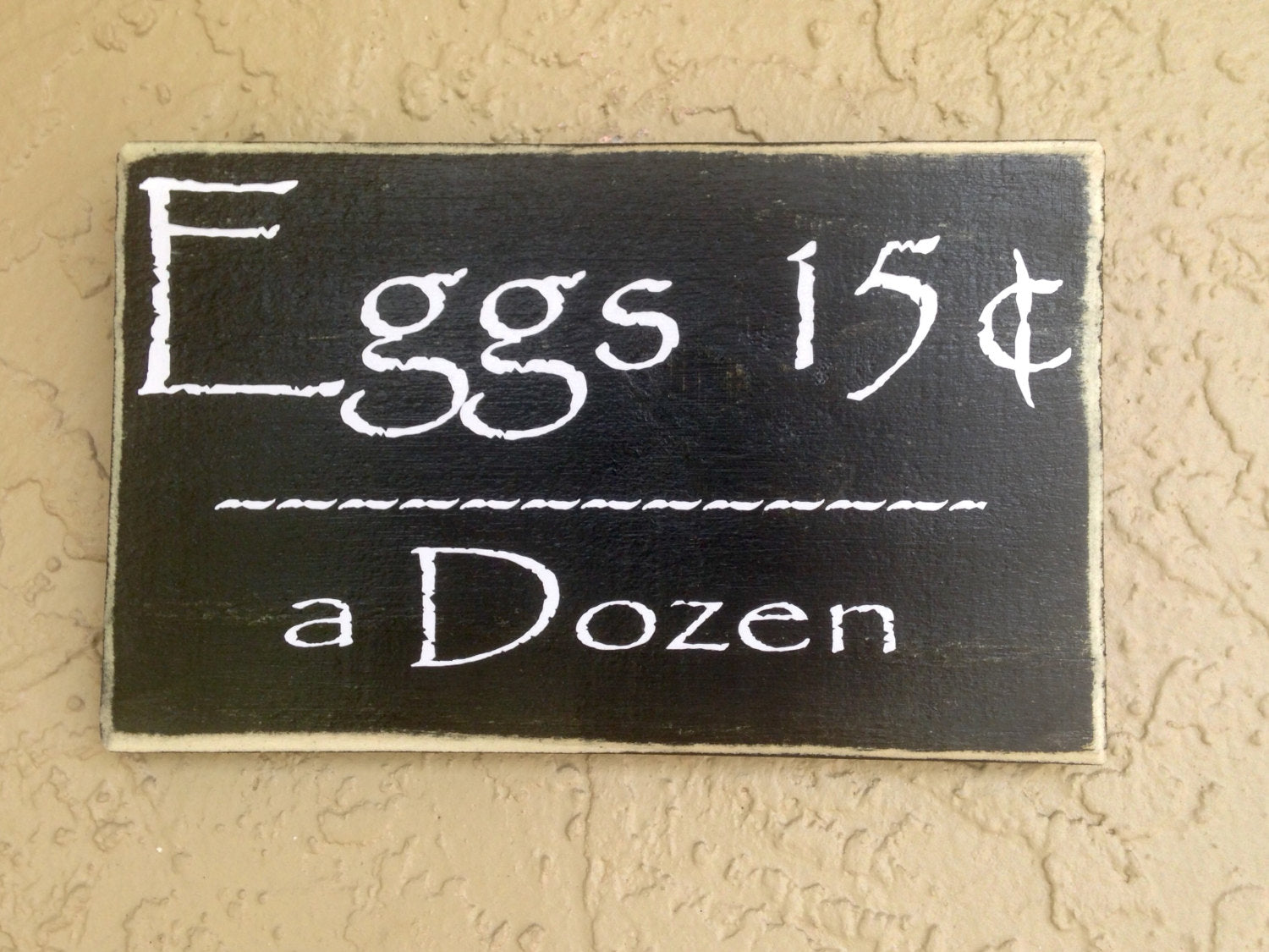 10x6 Eggs Custom Farmhouse Wood Sign