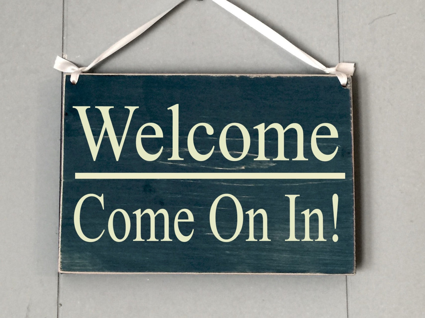 8x6 In Session Welcome Wood Sign