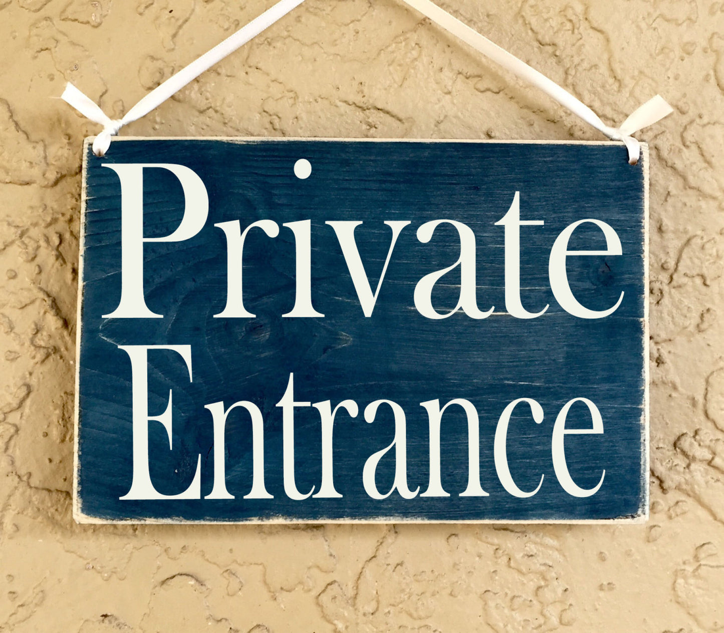 8x6 Private Entrance Wood Sign