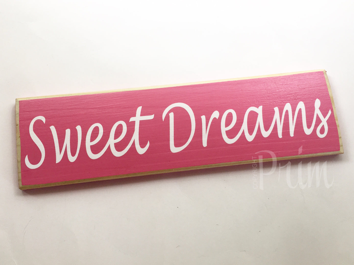14x4 Sweet Dreams Custom Wood Sign | Children Kids Nursery Baby Shower Room Sleeping Shhh Dreaming Wall Door Plaque