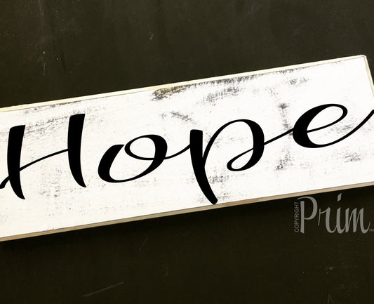 12x4 Hope Wood Family Blessing Sign