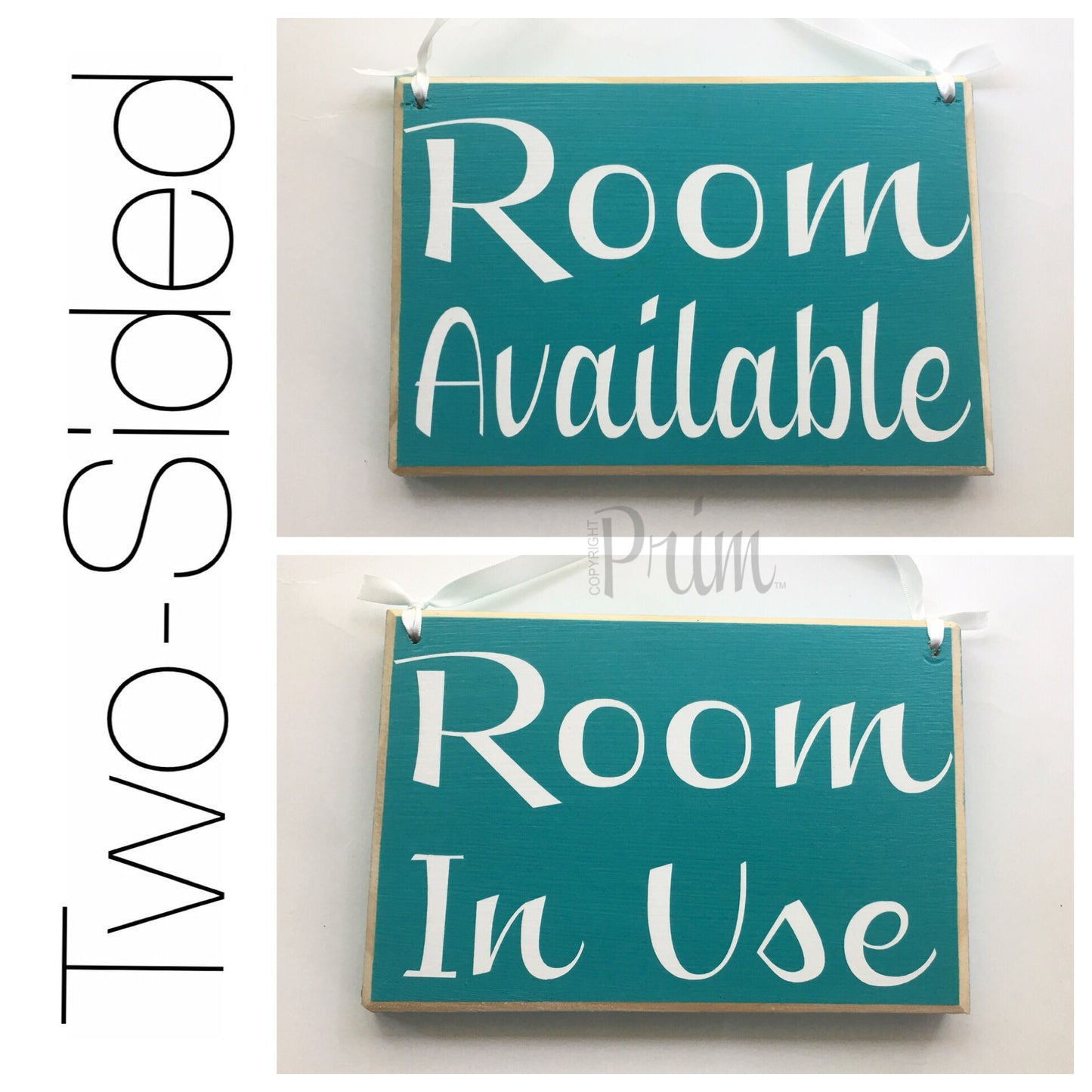 8x6 Room Available In Use Wood Sign