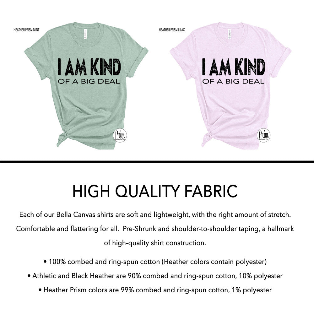 Designs by Prim I Am Kind of a Big Deal Soft Unisex T-Shirt | Good Humor Greatest of All Time I'm Special Legend The Original Graphic Tee
