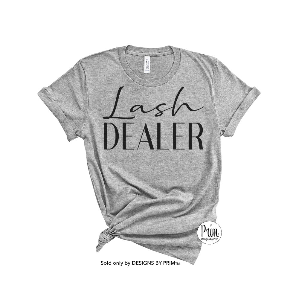 Designs by Prim Lash Dealer Soft Unisex T-Shirt | Lashing Lash Extensions Spa Salon Lash Boss Artist Eyelash Graphic Tee Top